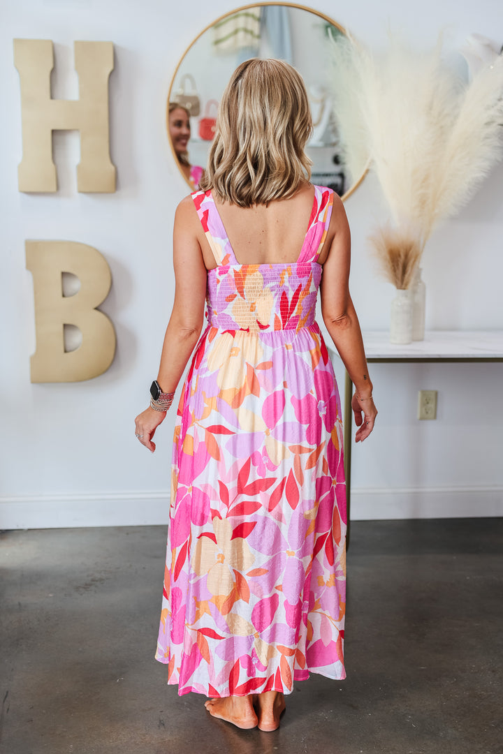 Sweetheart Floral Maxi Dress