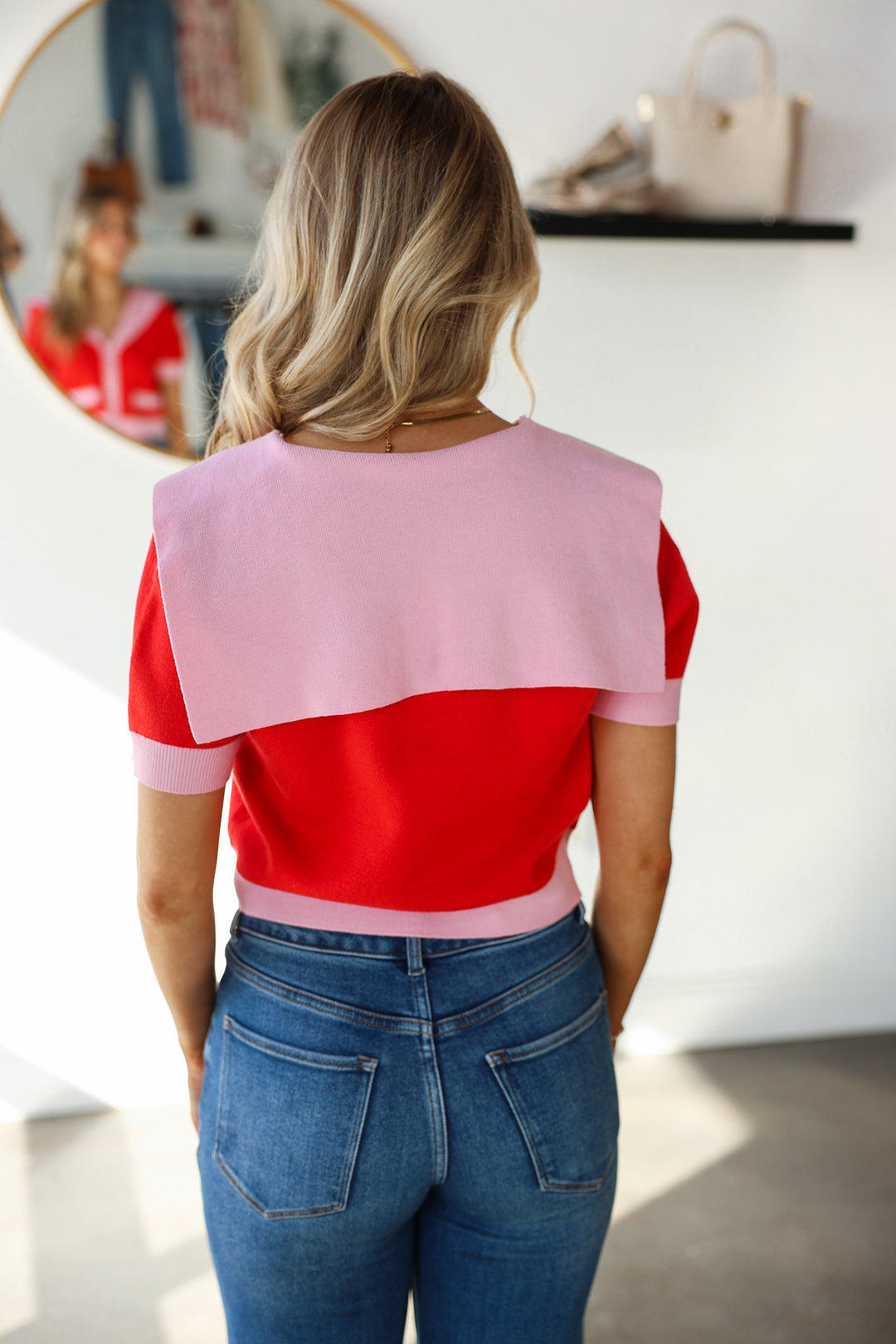 Steve Madden Aden Sweater - Scooter Red