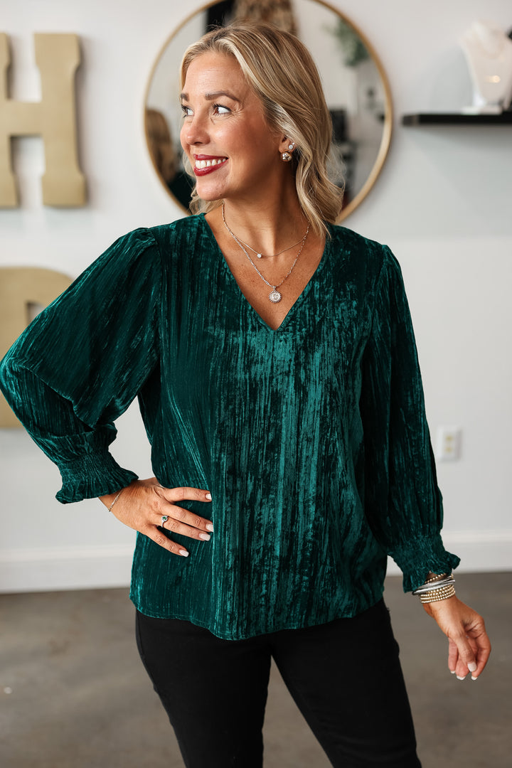 Juliet Top - Emerald