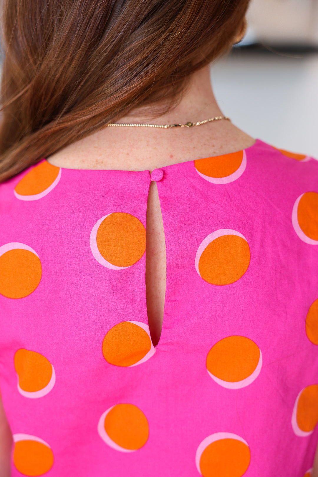 Pom Pom Trim Tank - Pink