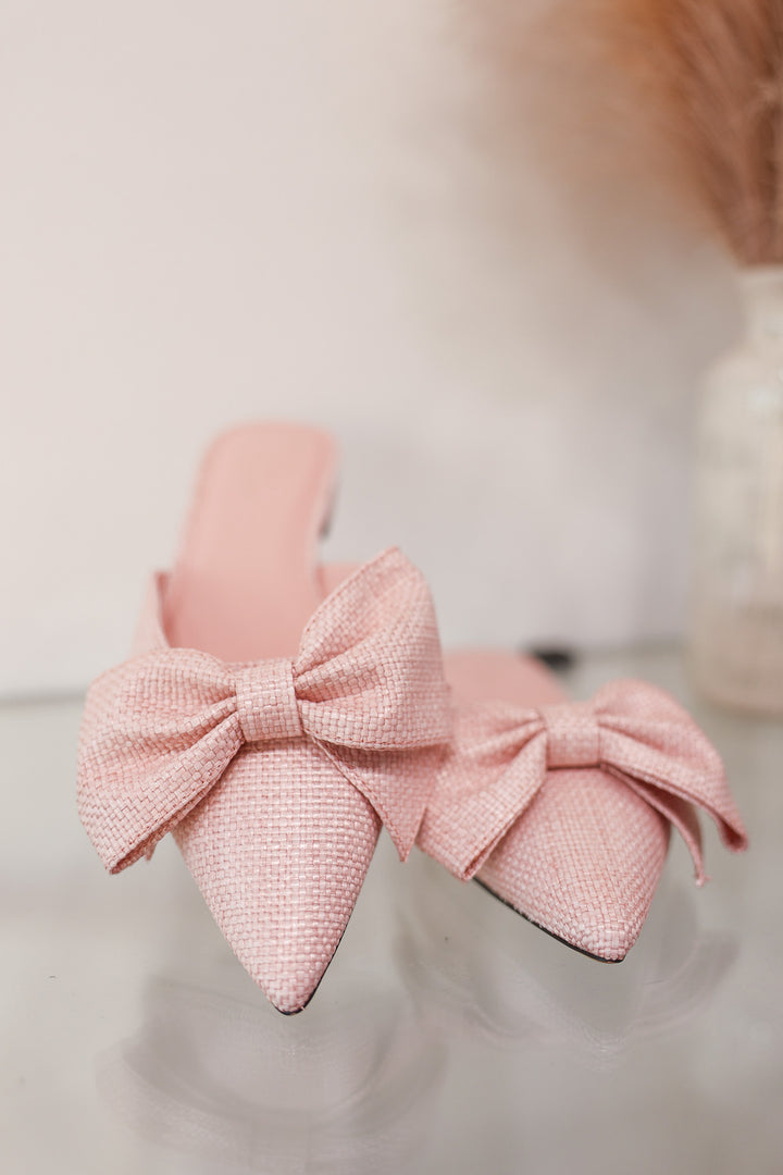 Shu Shop Dorothy Mule - Pink Woven