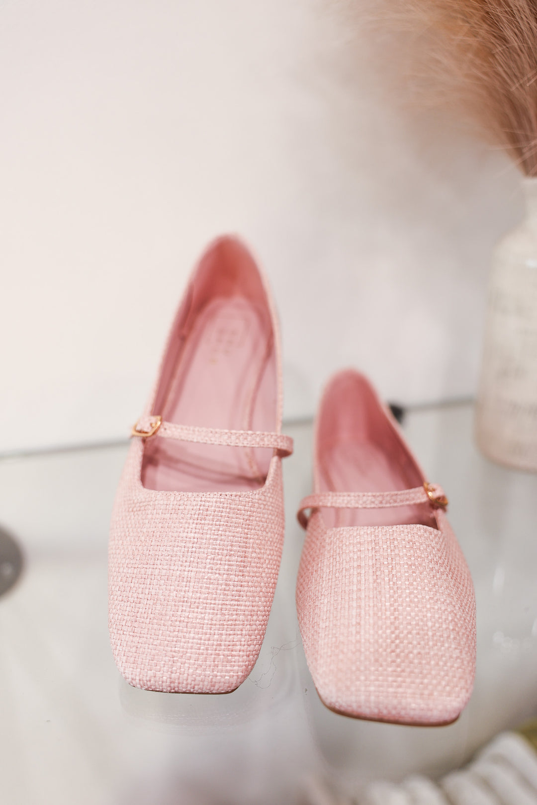 Shu Shop Adele Flats - Pink Woven