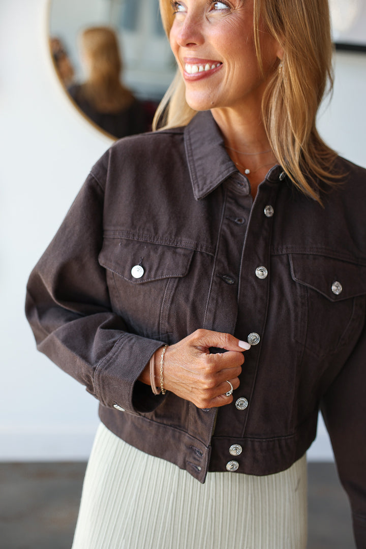 Steve Madden Dove Jacket - Espresso