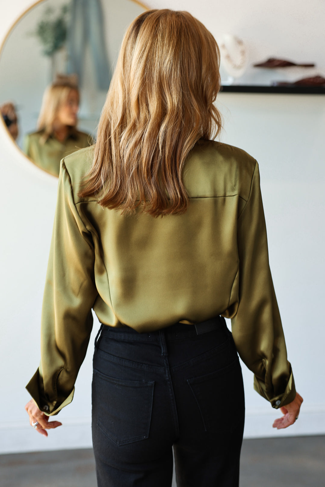 Steve Madden Mare Top - Fir Green