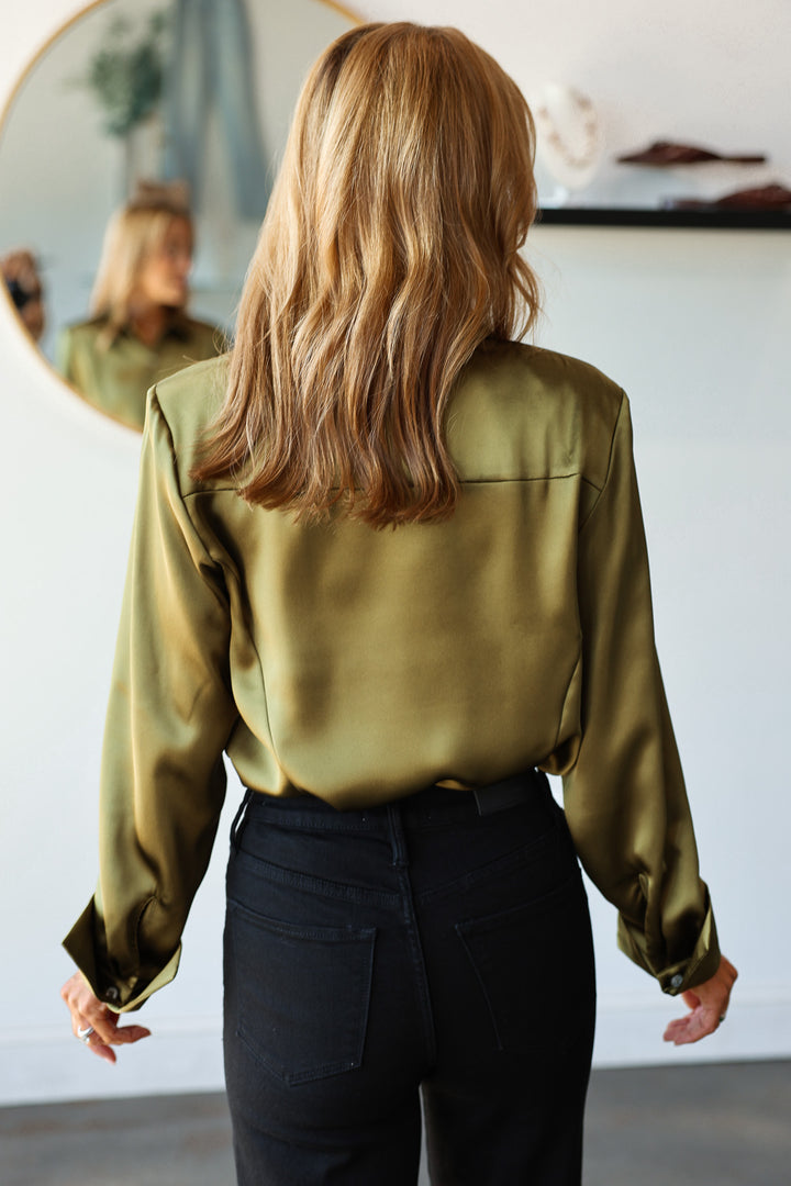 Steve Madden Mare Top - Fir Green