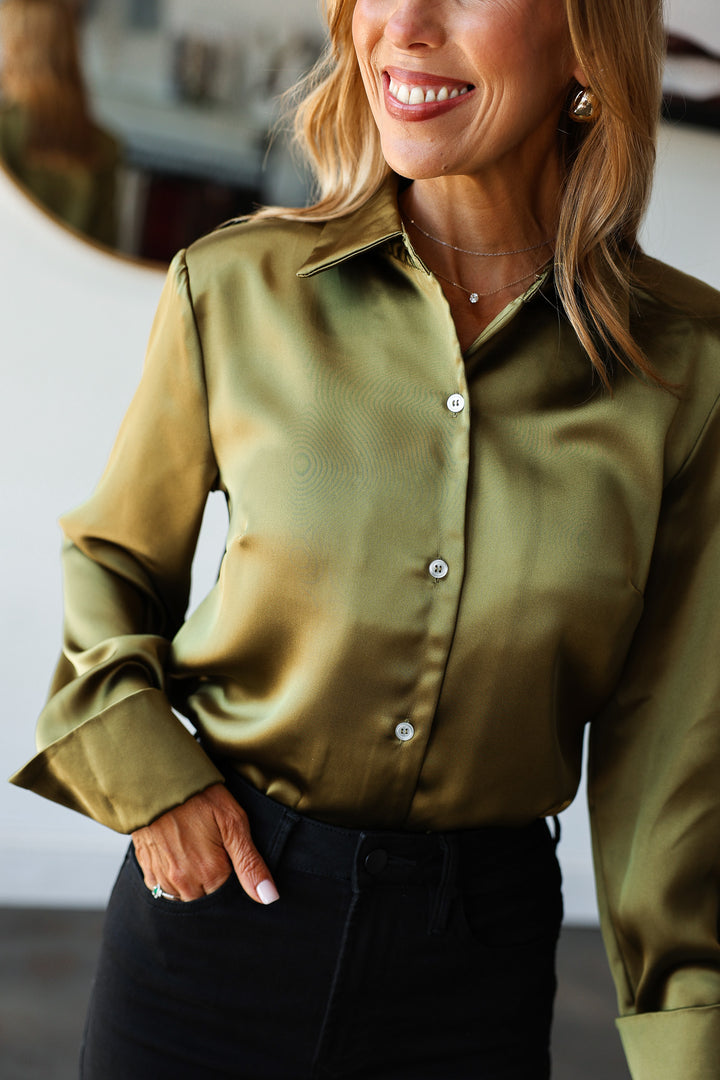 Steve Madden Mare Top - Fir Green
