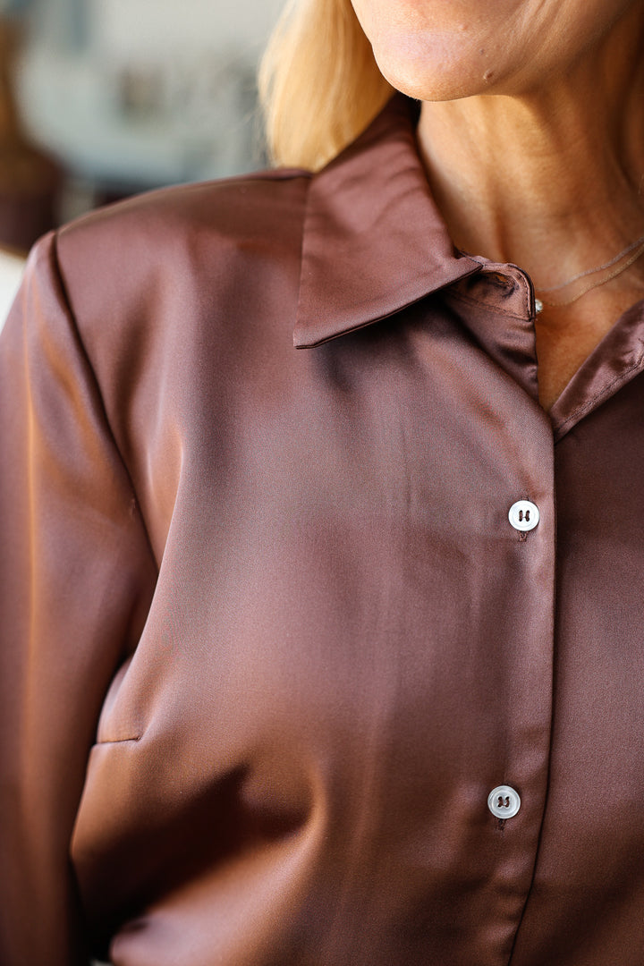 Steve Madden Mare Top - Shaved Chocolate