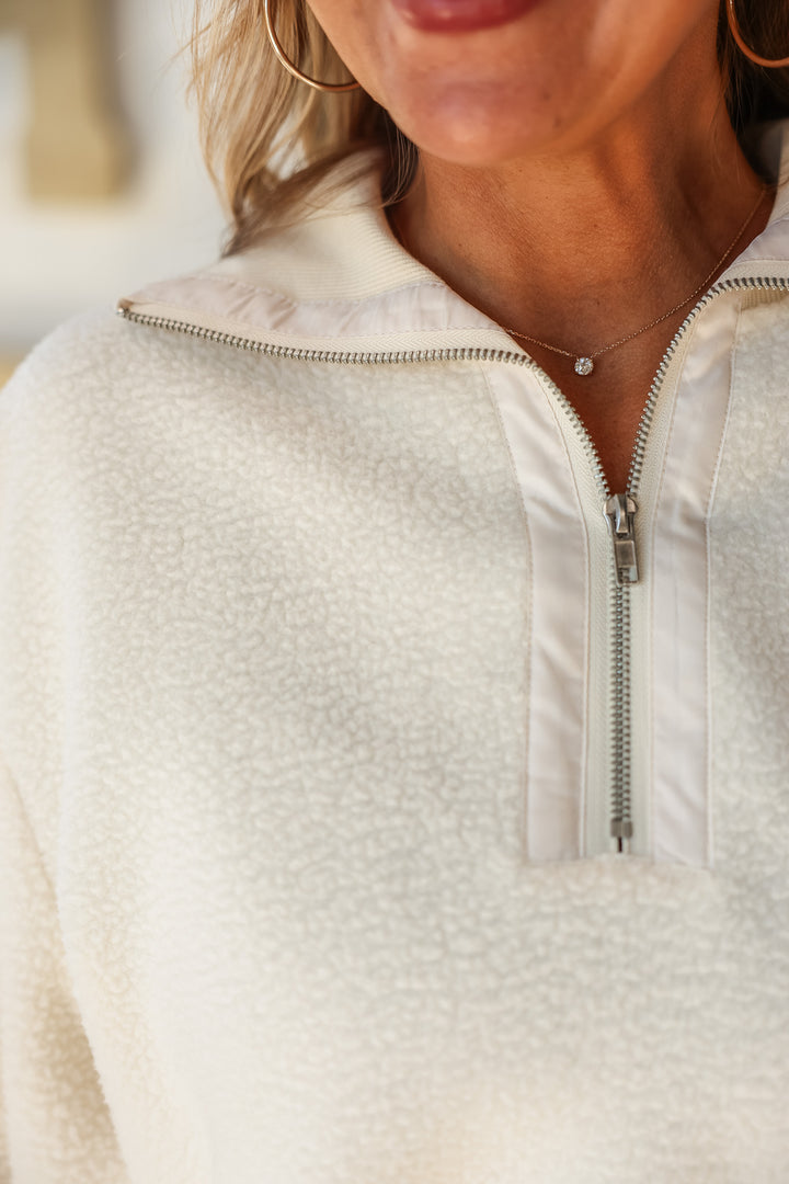 Dear John Briar Pullover - Antique White