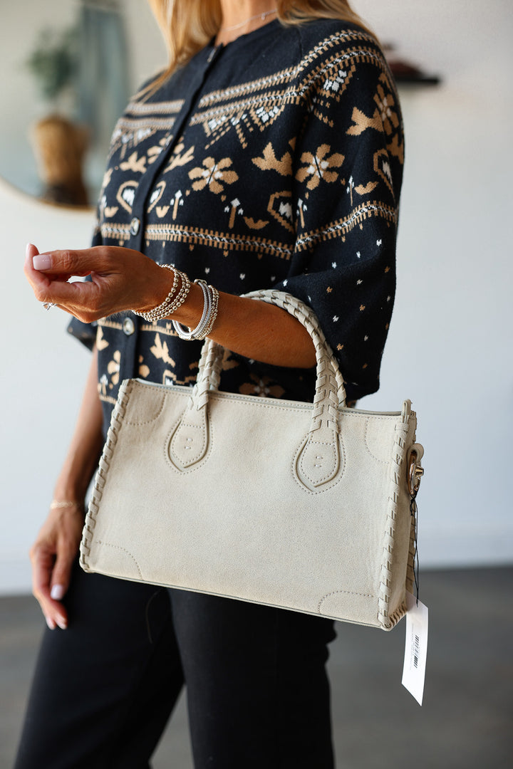 Shu Shop Dali Bag - Taupe Suede