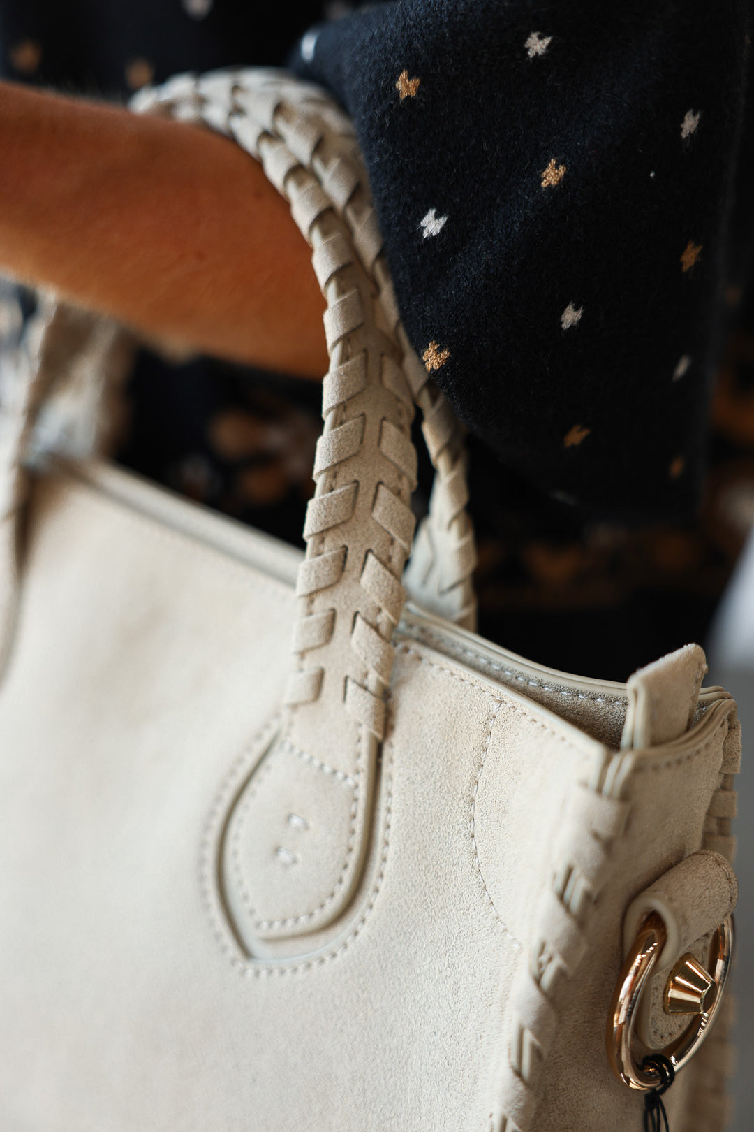 Shu Shop Dali Bag - Taupe Suede