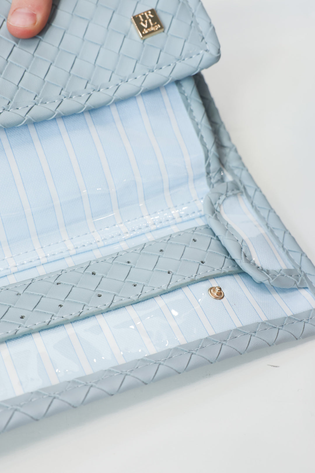 Luxe Jewelry Wallet - Woven Surf