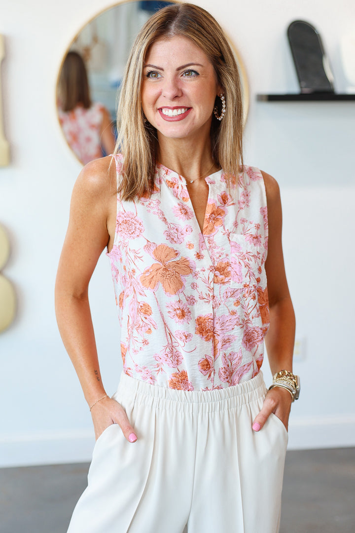 Floral Print Tank