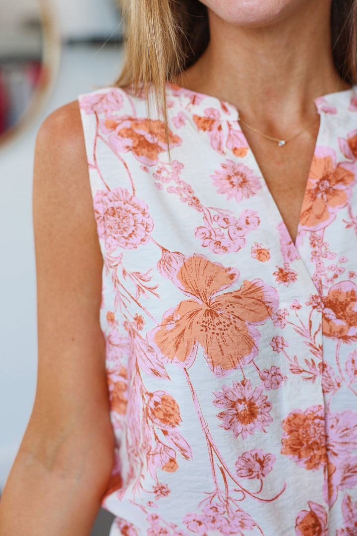 Floral Print Tank