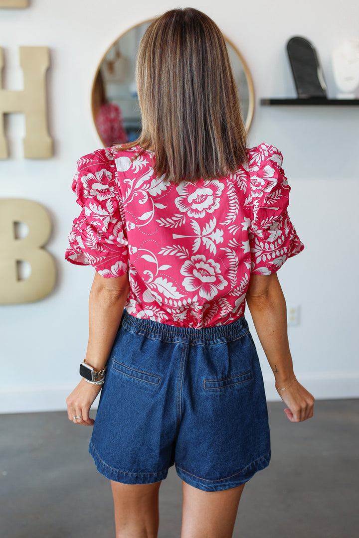 Denim Skort - Dark