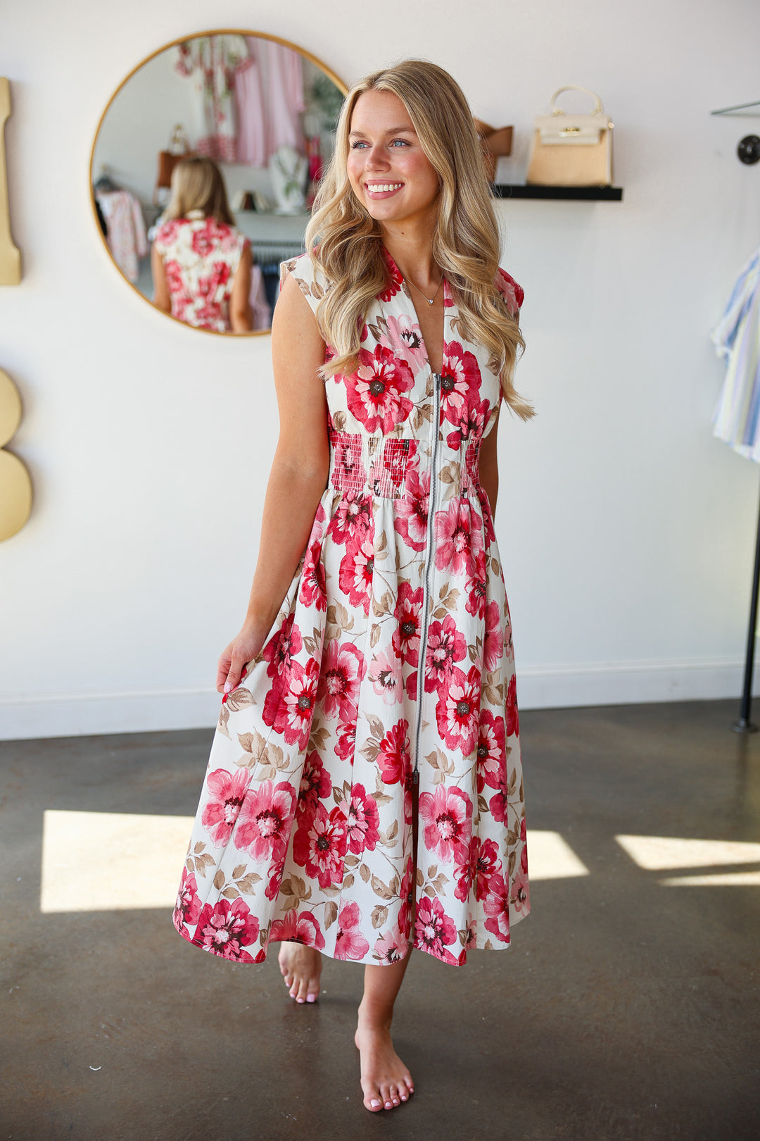 red bump friendly dress Bump Friendly Dress
