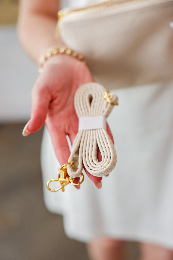 Small Crossbody/Wristlet - Ivory