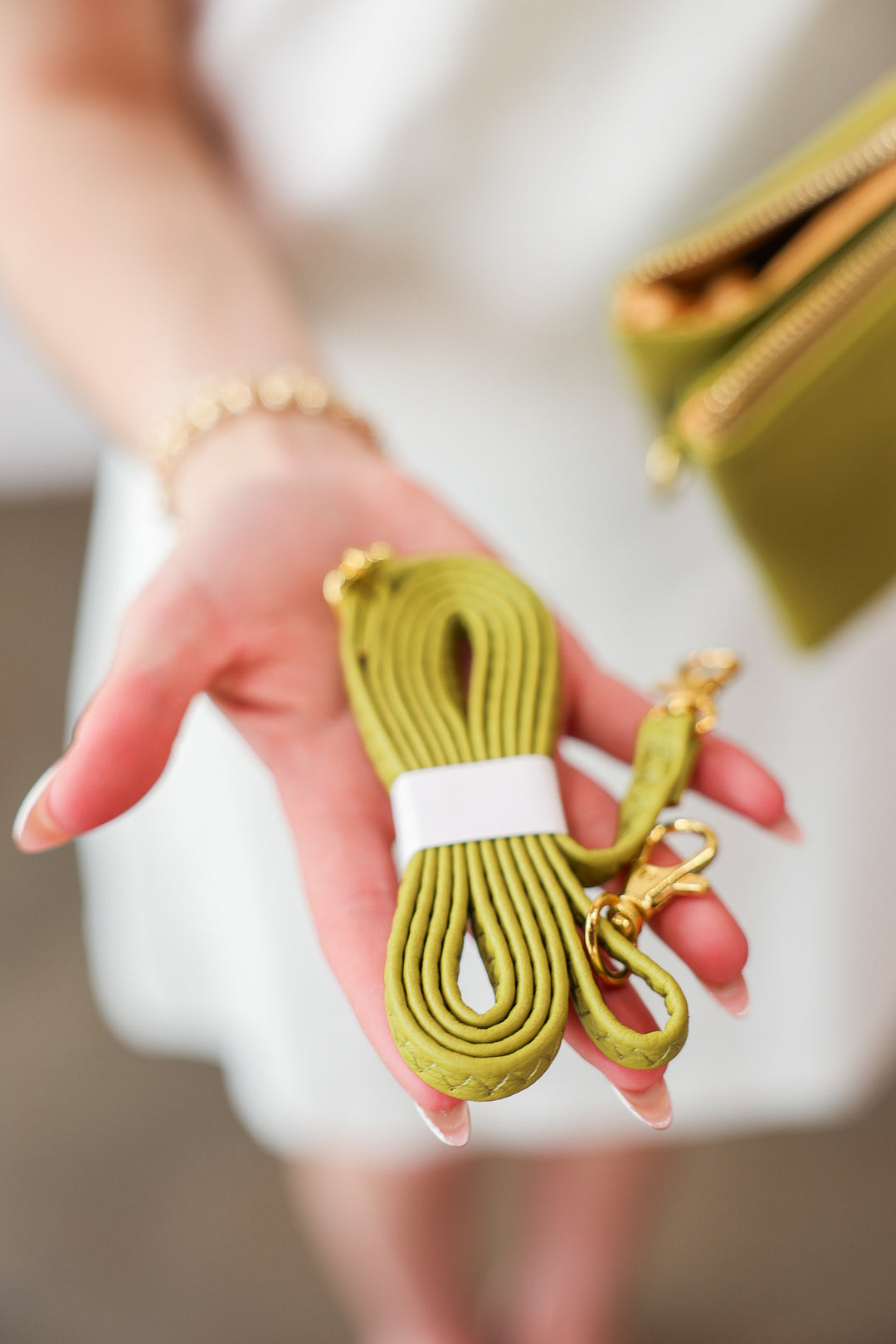 Small Crossbody - Light Olive