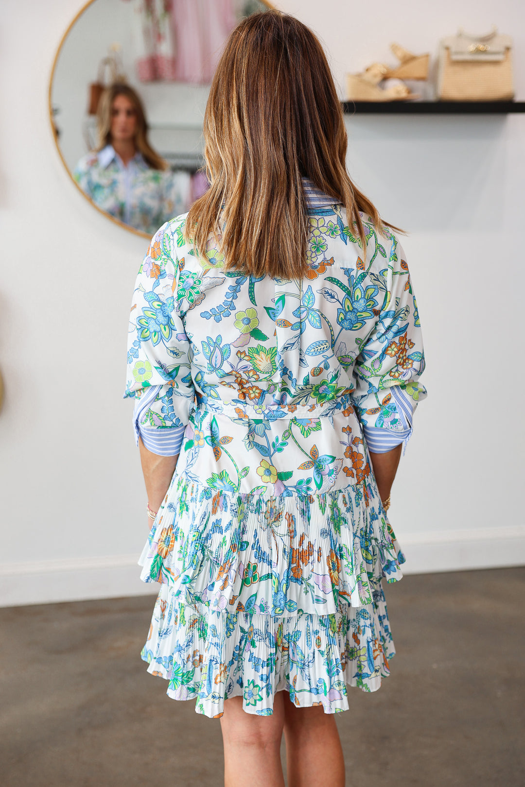 Printed Tiered Skirt Dress