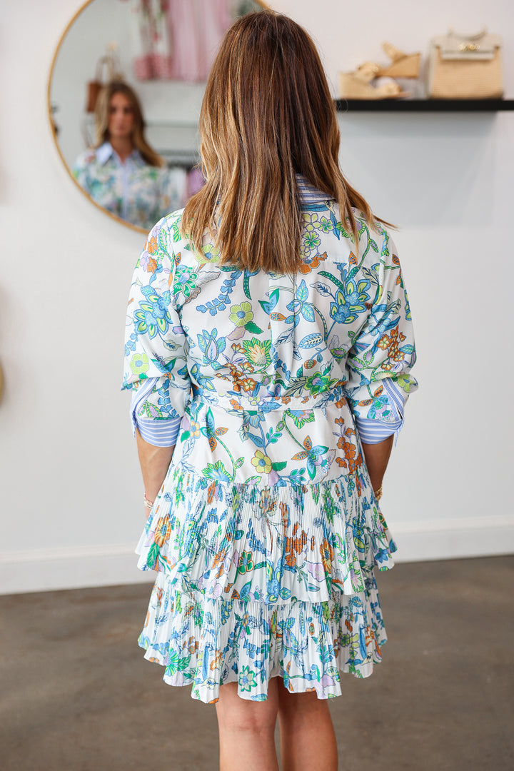 Printed Tiered Skirt Dress
