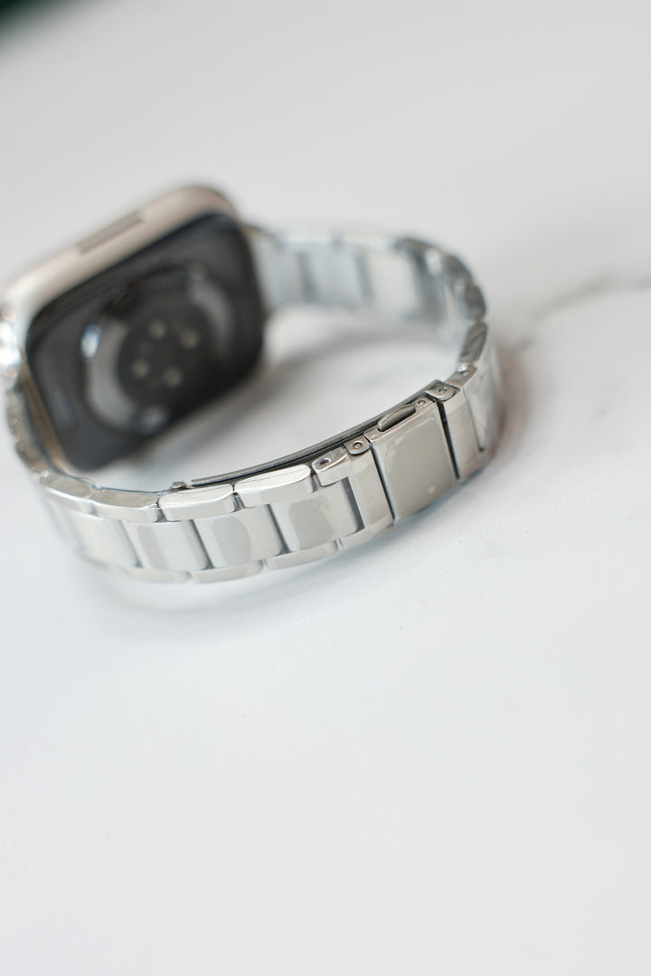 Slim Glazé Apple Watch Strap - Silver
