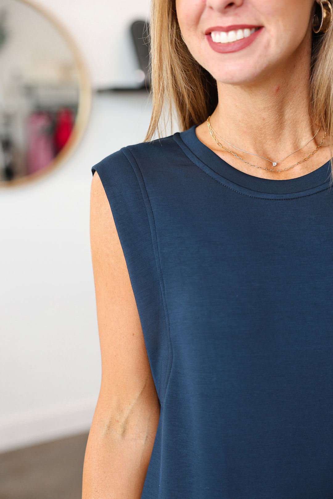 Shift Maxi Dress - Navy