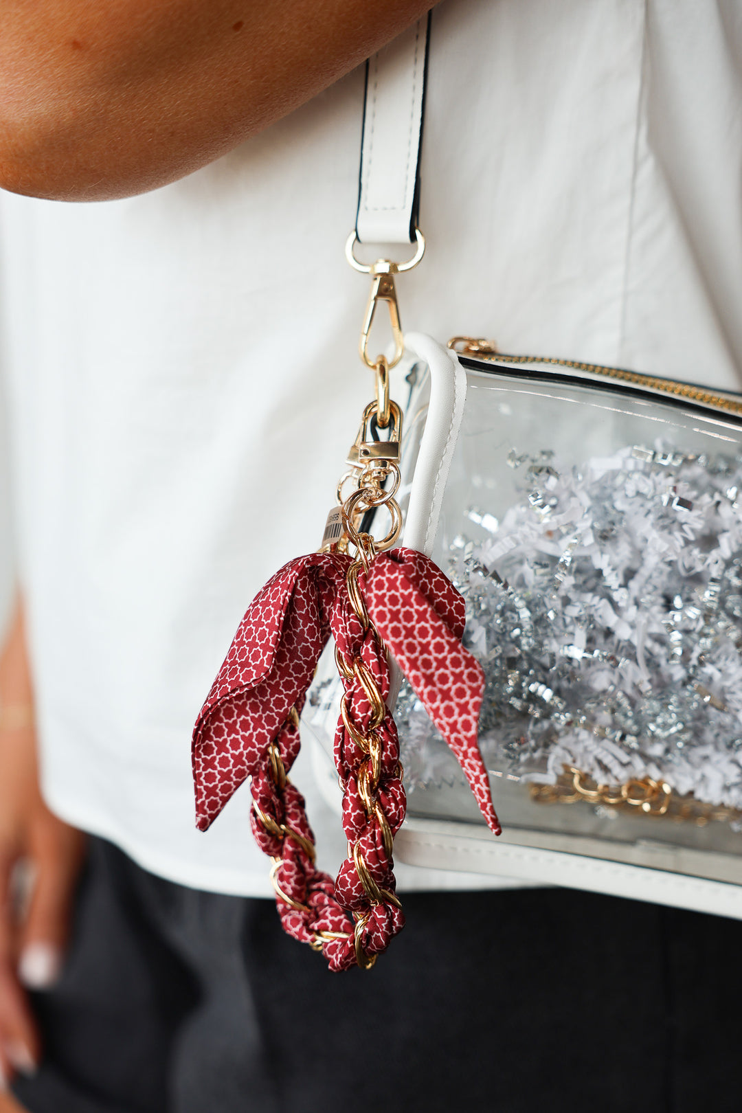 Purse Chain - Burgundy