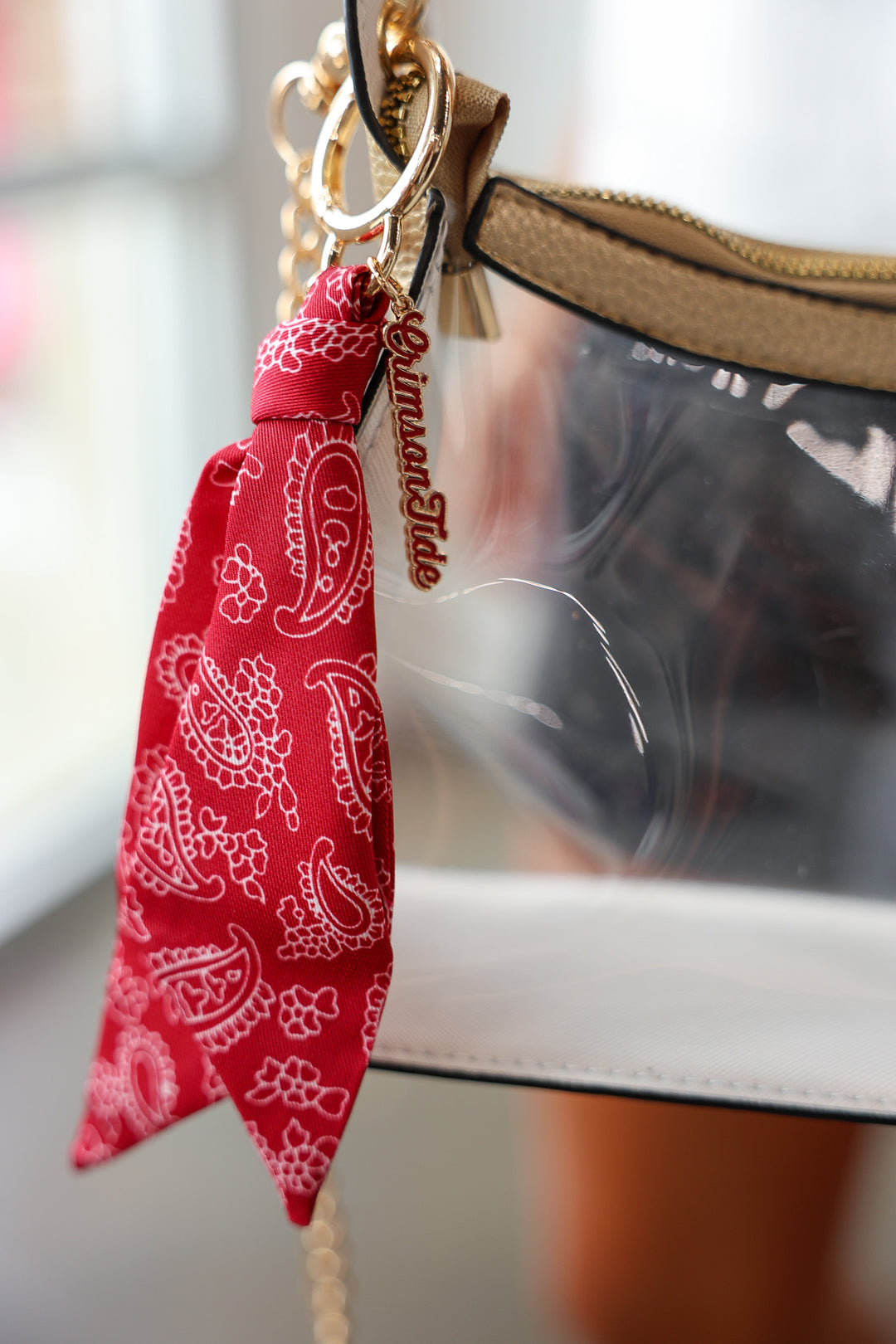 Bandana Bag Charm - Alabama