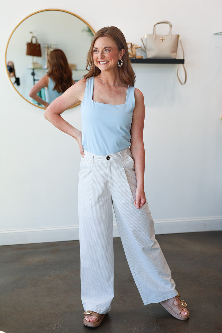 Pinstripe Pants