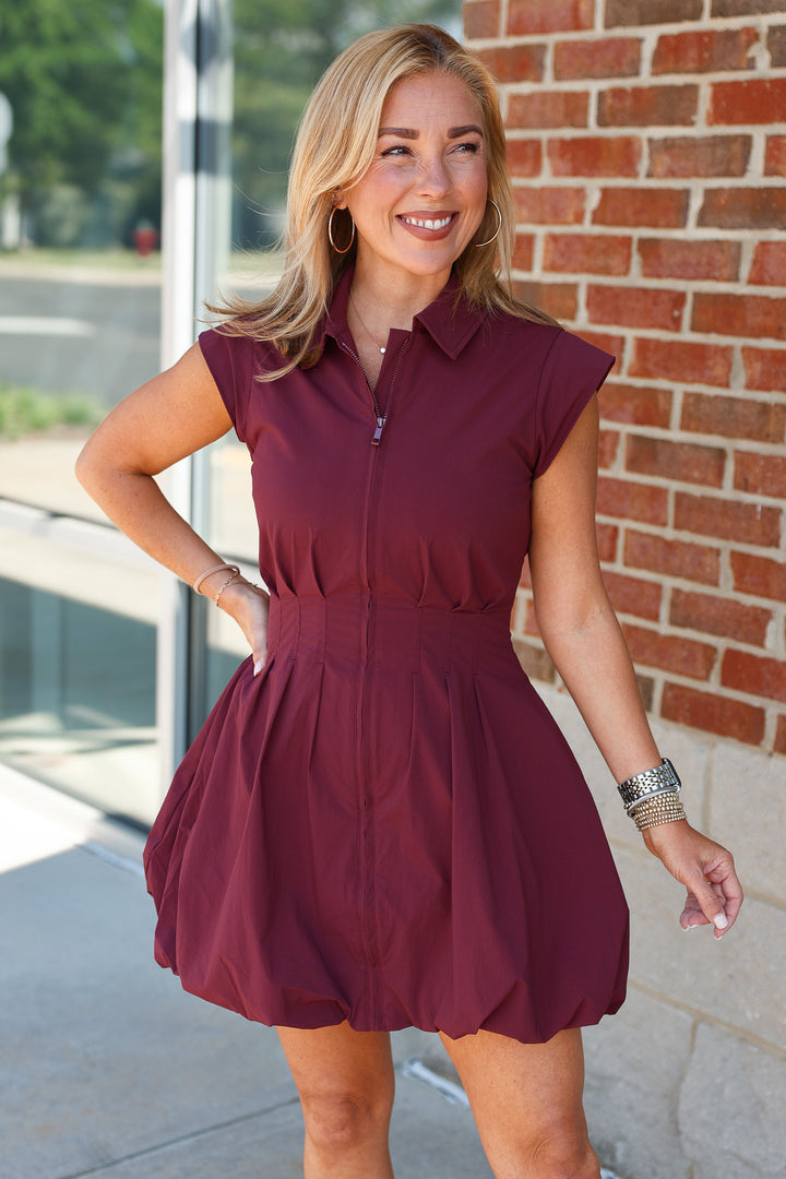 Steve Madden Dyanne Dress - Wine