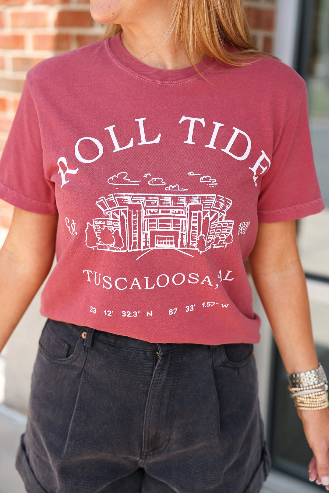 Bama Stadium Coordinates Tee