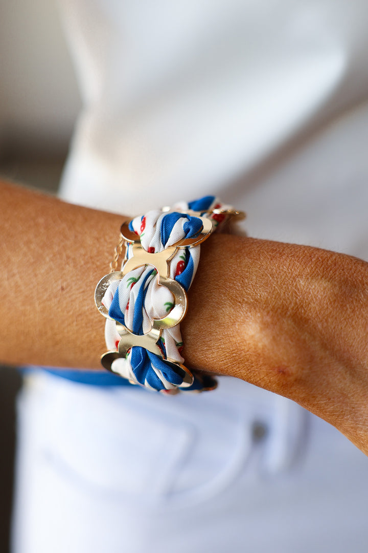 Scarf Bracelet - Strawberry