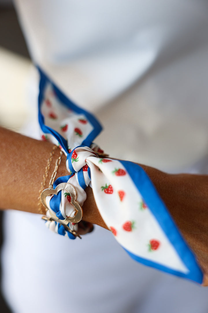 Scarf Bracelet - Strawberry