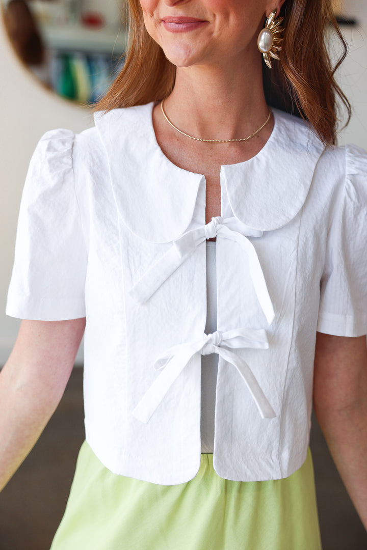 Steve Madden Barrette Top - White