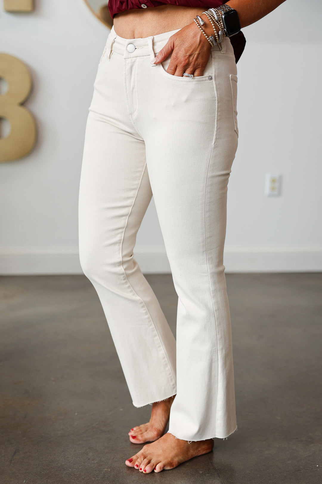 Dear John Jeanne Jeans - Whitecap Gray