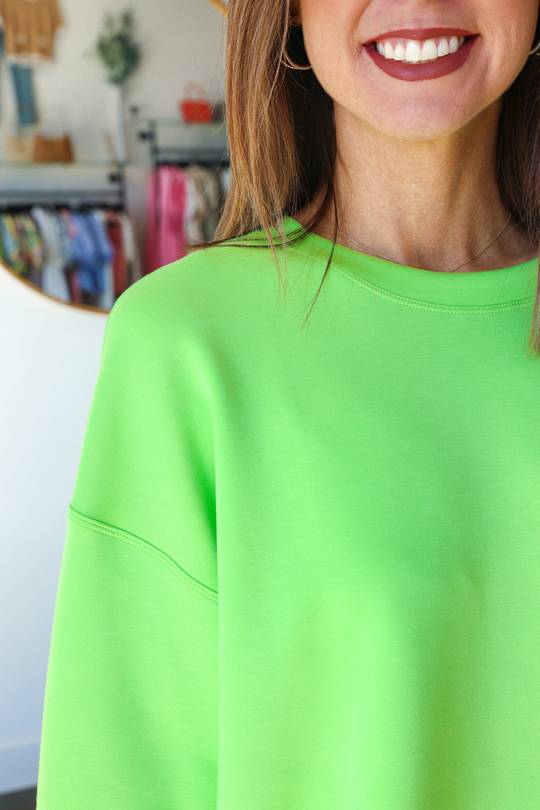 Scuba Sweatshirt - Lime