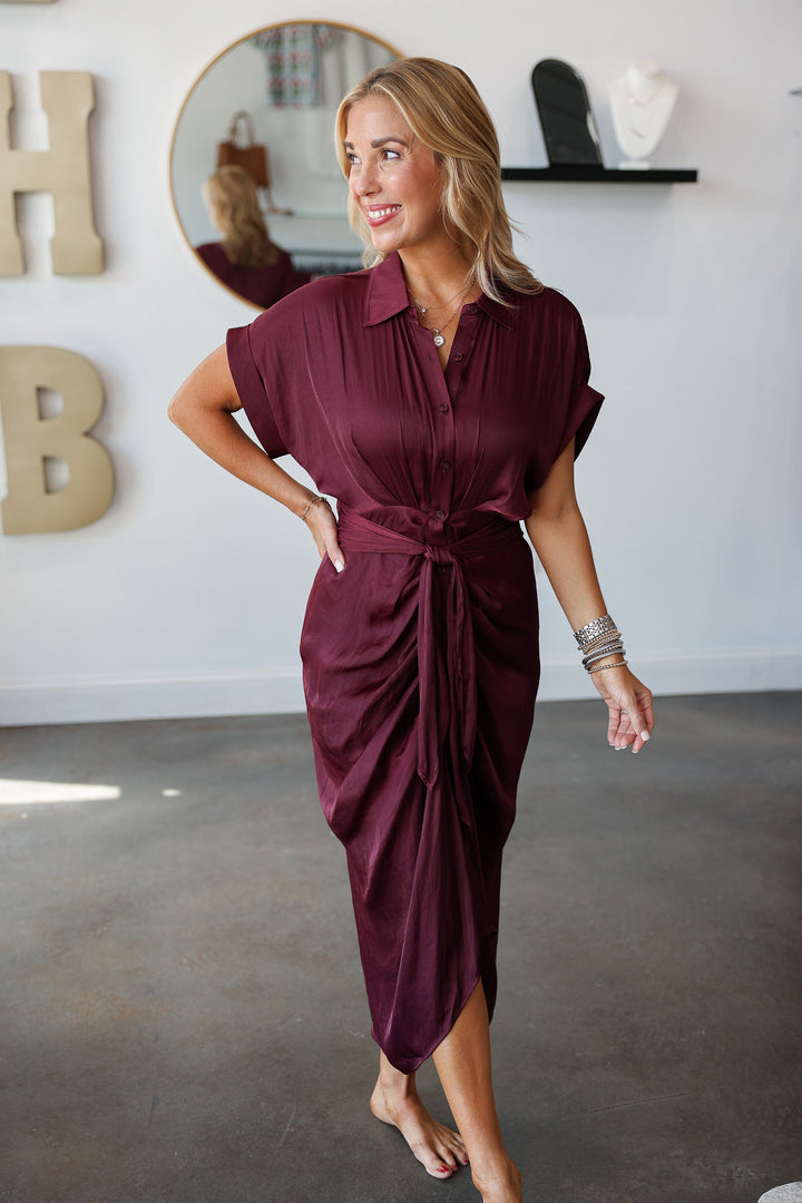 Steve Madden Tori Dress - Wine