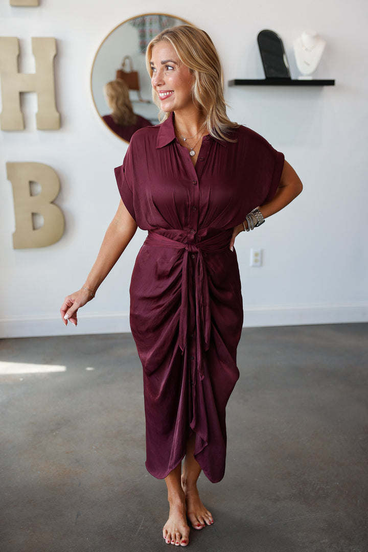 Steve Madden Tori Dress - Wine
