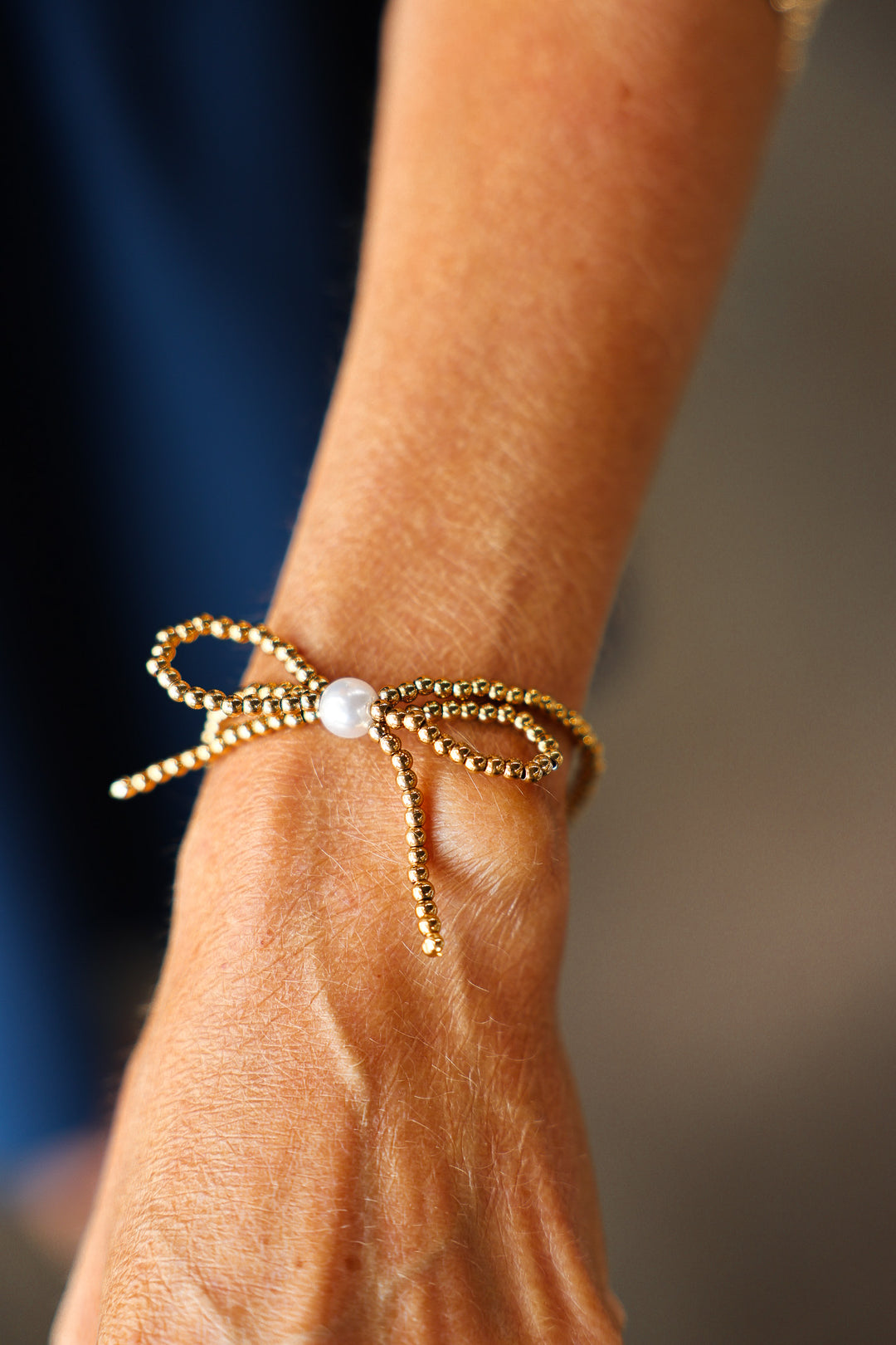 Bow Beaded Bracelet