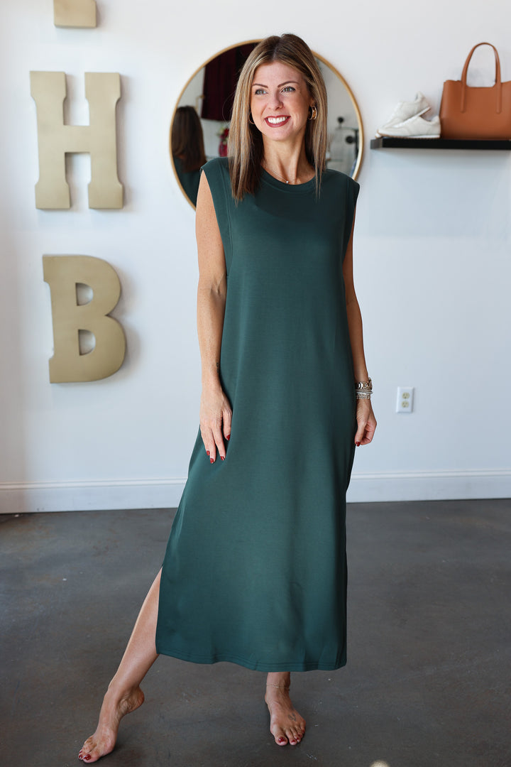 Shift Maxi Dress - Green