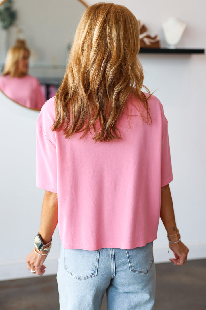 Dear John Maddox Tee - Pink Lemonade