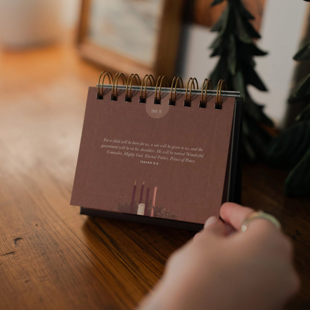 The Wonder of His Love | Daily Encouragement Flip Calendar For the Advent Season