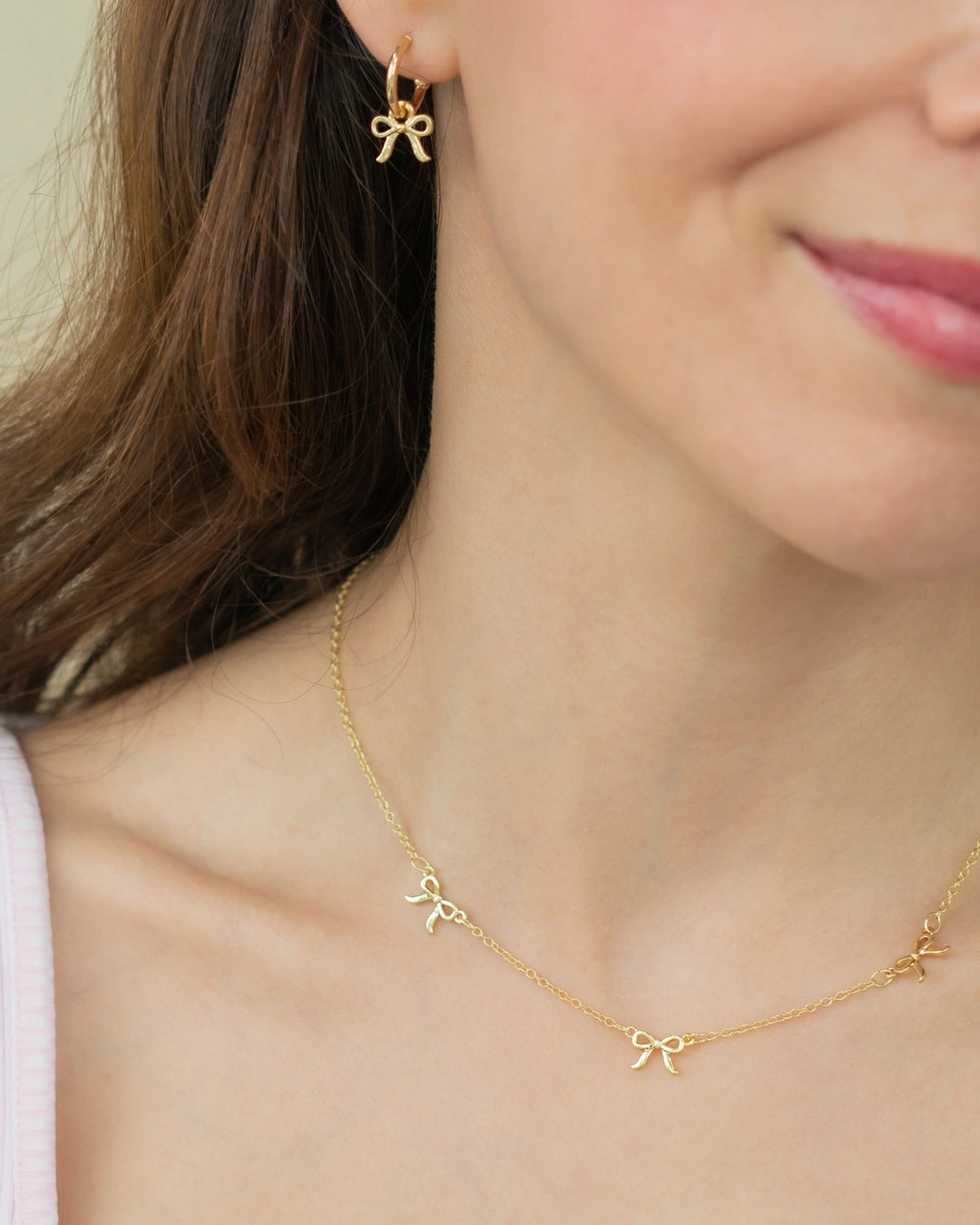 Beautiful Bows Earrings - Gold