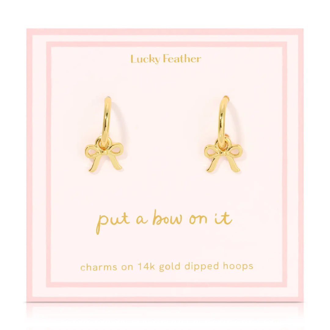 Beautiful Bows Earrings - Gold
