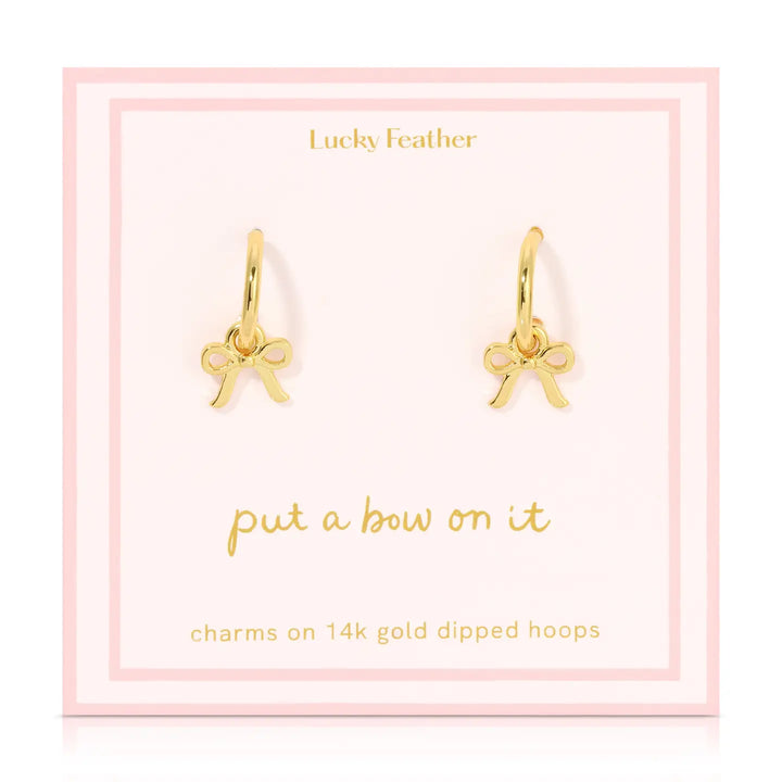 Beautiful Bows Earrings - Gold