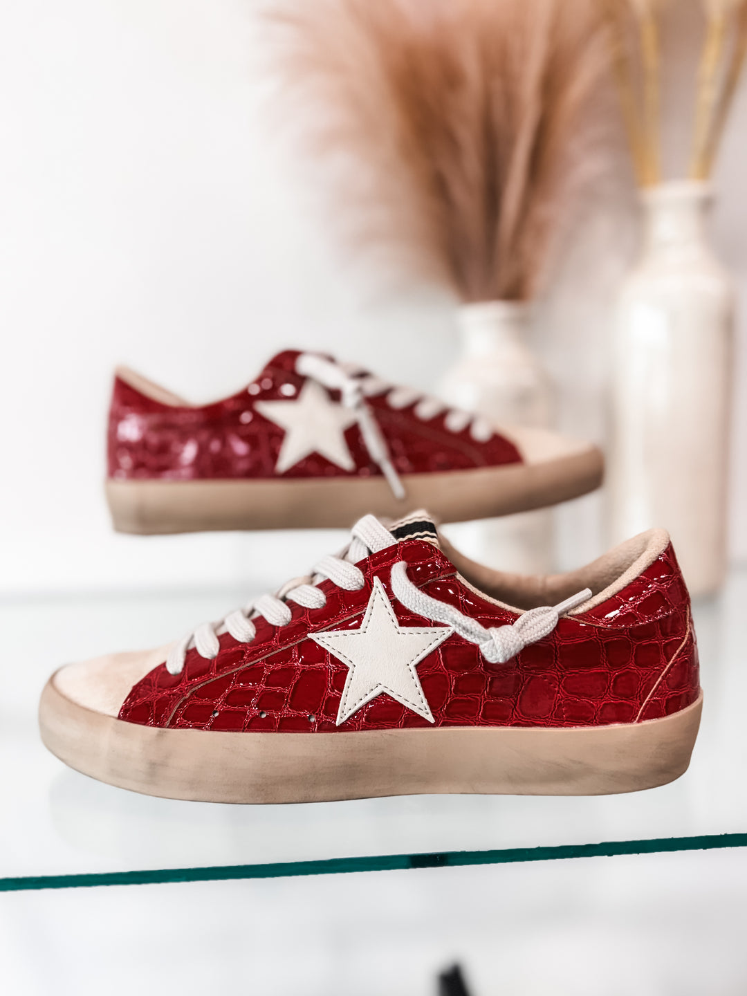 Shu Shop Paula Sneaker - Cherry