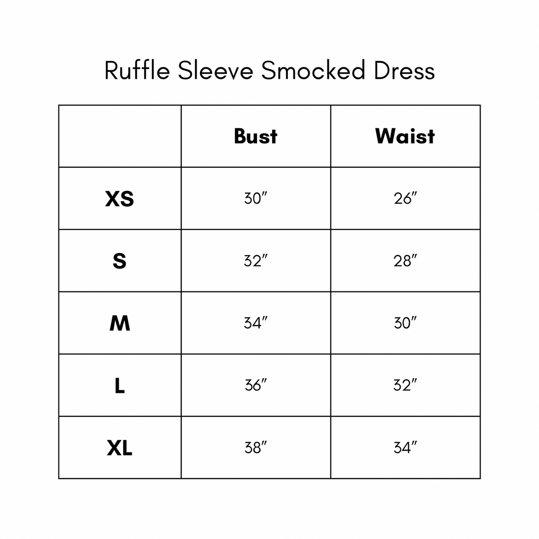 Ruffle Sleeve Smocked Dress - Green