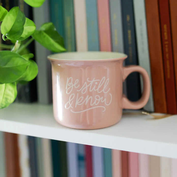 Be Still and Know Mug - Pink