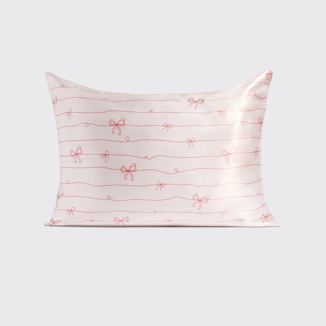 Satin Pillowcase - Bows