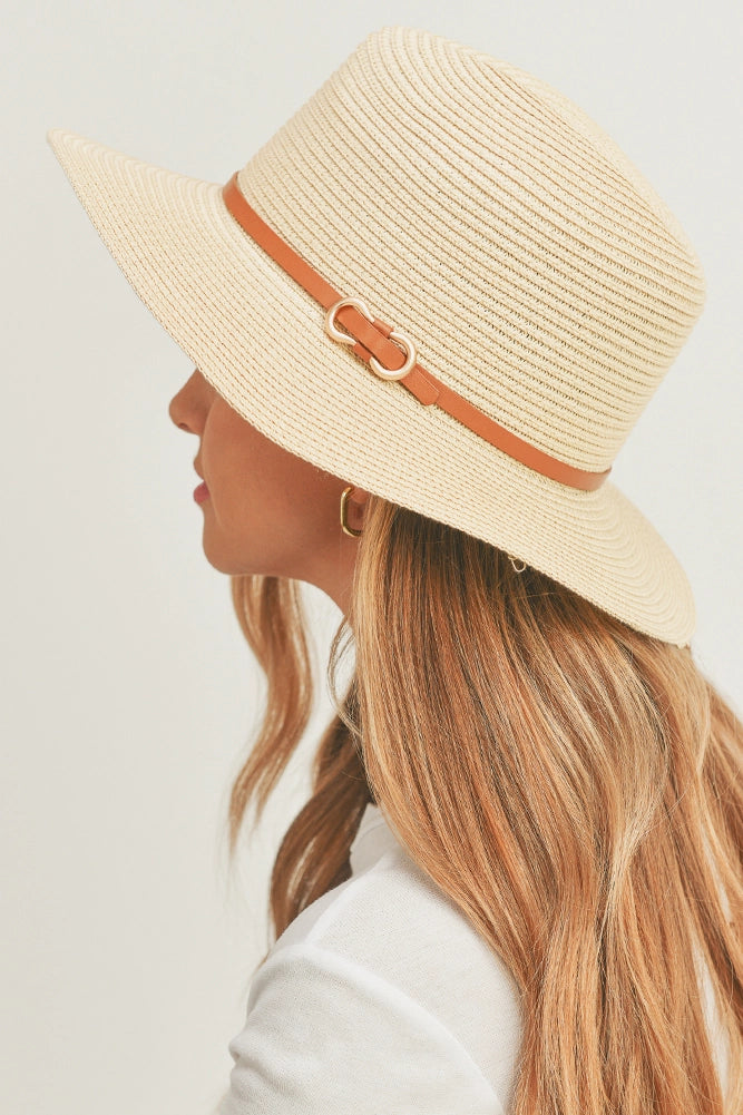 Hanna Panama Hat - Beige