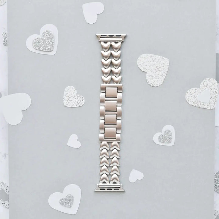 Heart Chain Apple Watch Band - Starlight